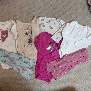 Lot of Carter's and Disney 12 months